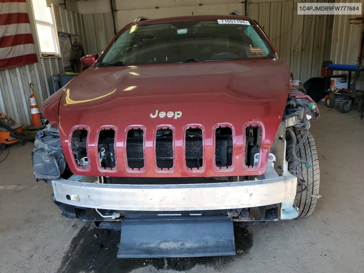 1C4PJMDB9FW777684 2015 Jeep Cherokee Limited