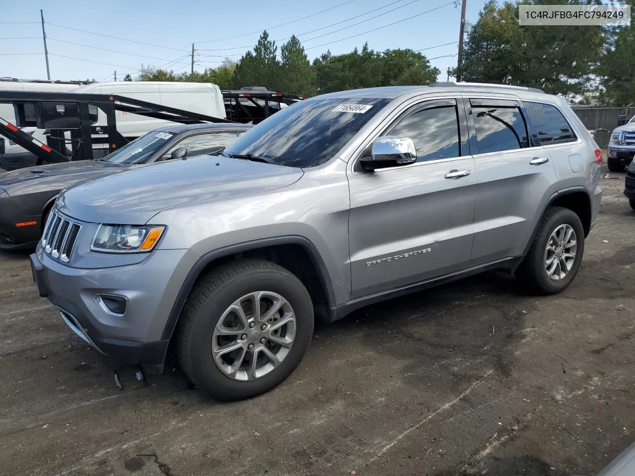 2015 Jeep Grand Cherokee Limited VIN: 1C4RJFBG4FC794249 Lot: 71654864