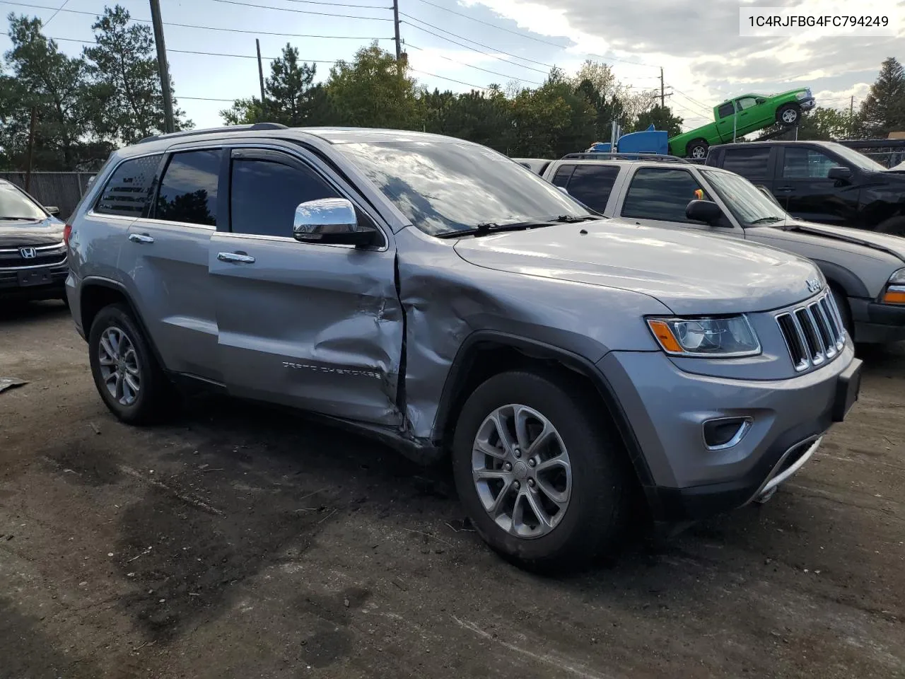 2015 Jeep Grand Cherokee Limited VIN: 1C4RJFBG4FC794249 Lot: 71654864