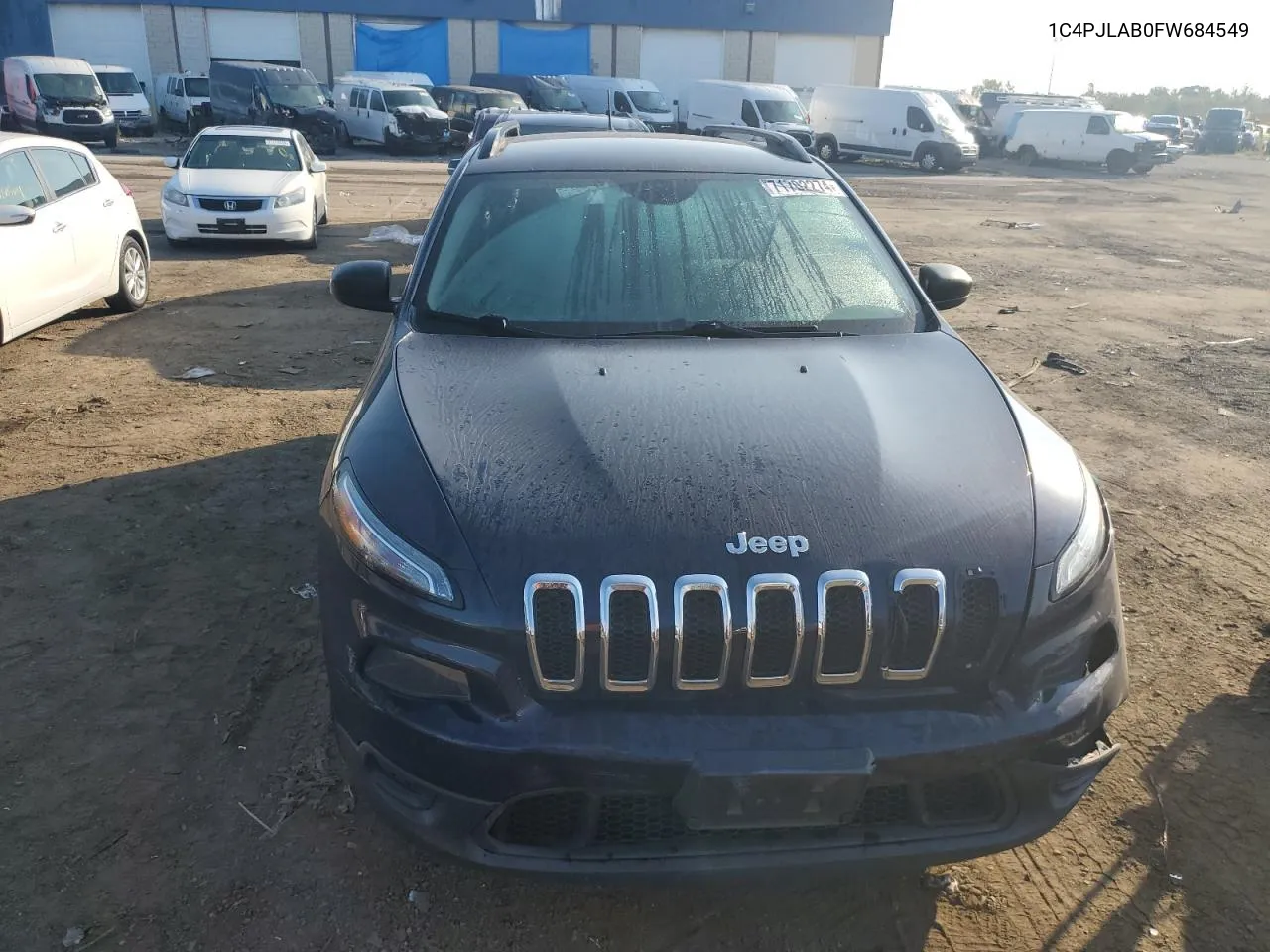 1C4PJLAB0FW684549 2015 Jeep Cherokee Sport