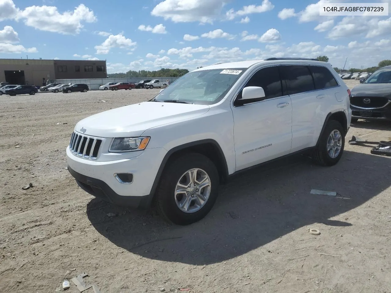 2015 Jeep Grand Cherokee Laredo VIN: 1C4RJFAG8FC787239 Lot: 71723674