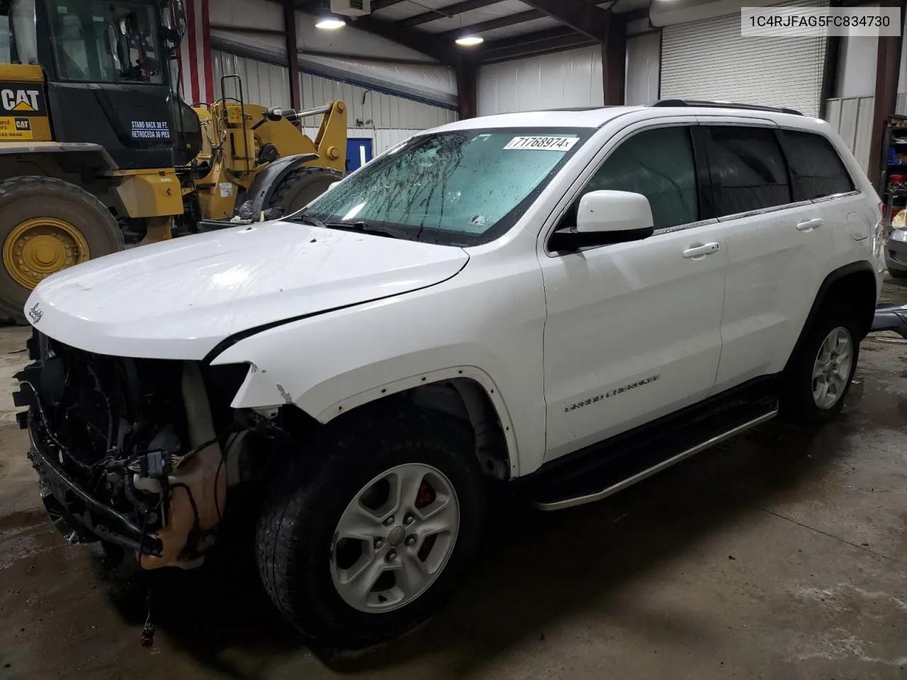 2015 Jeep Grand Cherokee Laredo VIN: 1C4RJFAG5FC834730 Lot: 71768974