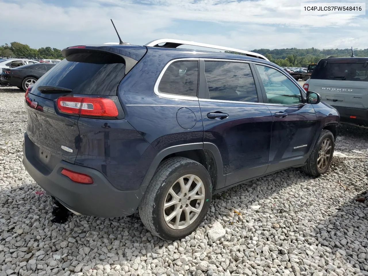 2015 Jeep Cherokee Latitude VIN: 1C4PJLCS7FW548416 Lot: 71776294