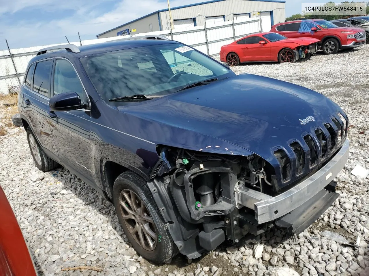 2015 Jeep Cherokee Latitude VIN: 1C4PJLCS7FW548416 Lot: 71776294