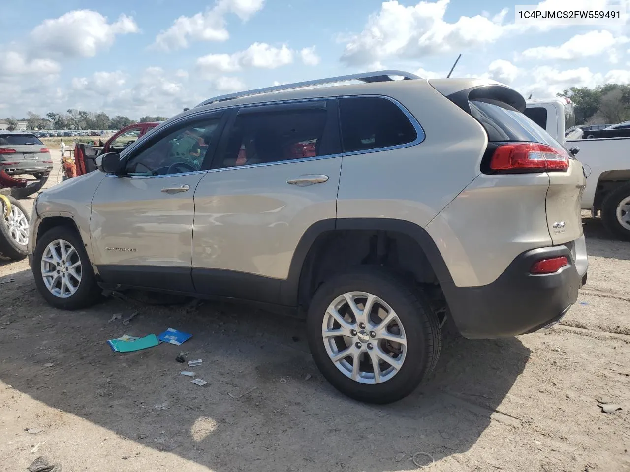 2015 Jeep Cherokee Latitude VIN: 1C4PJMCS2FW559491 Lot: 71865754