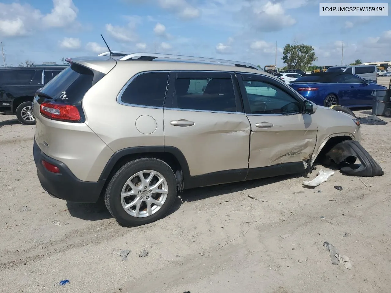 2015 Jeep Cherokee Latitude VIN: 1C4PJMCS2FW559491 Lot: 71865754