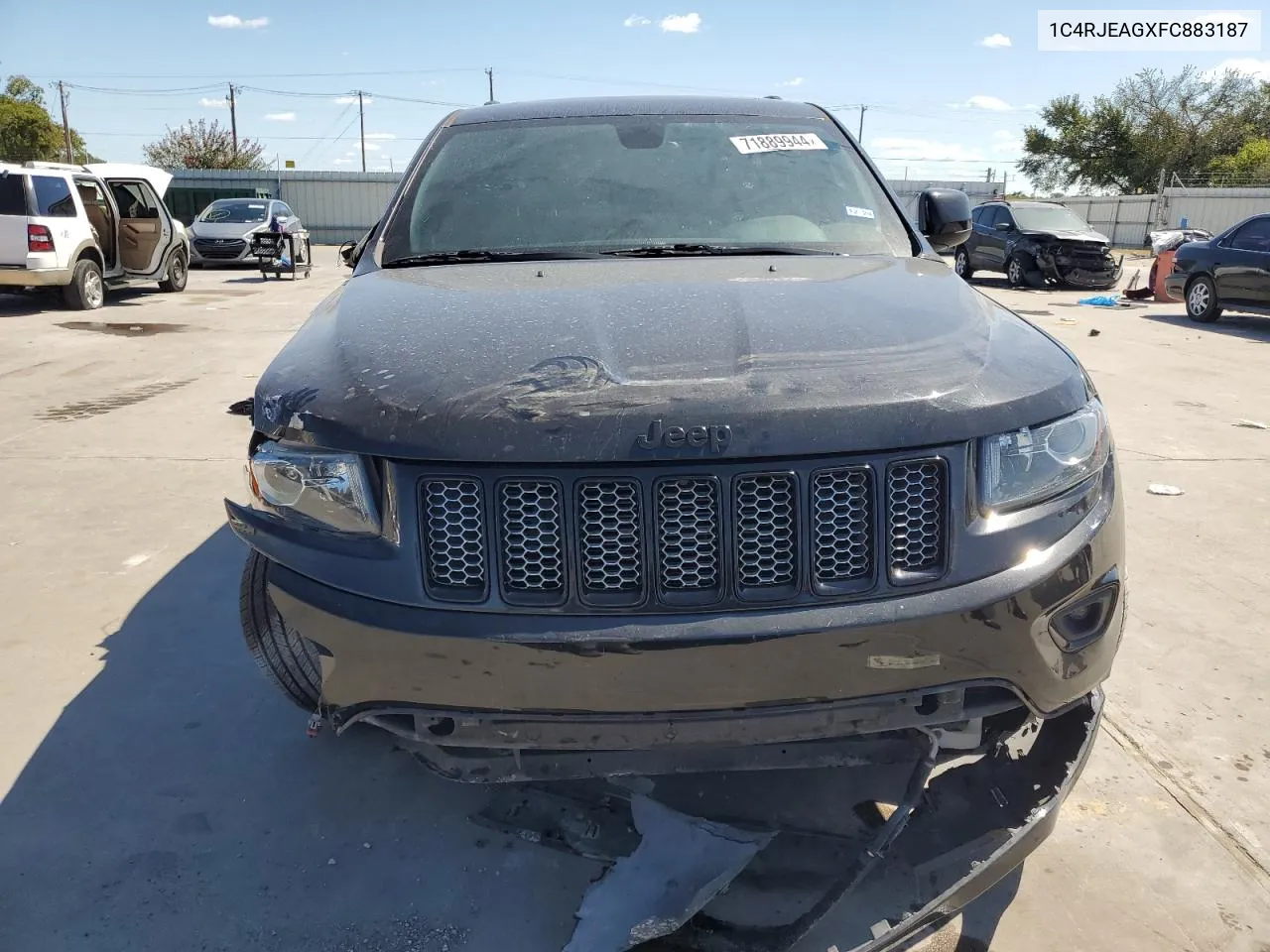 2015 Jeep Grand Cherokee Laredo VIN: 1C4RJEAGXFC883187 Lot: 71889944