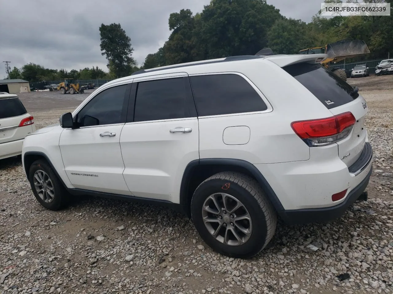 2015 Jeep Grand Cherokee Limited VIN: 1C4RJFBG3FC662339 Lot: 71892874