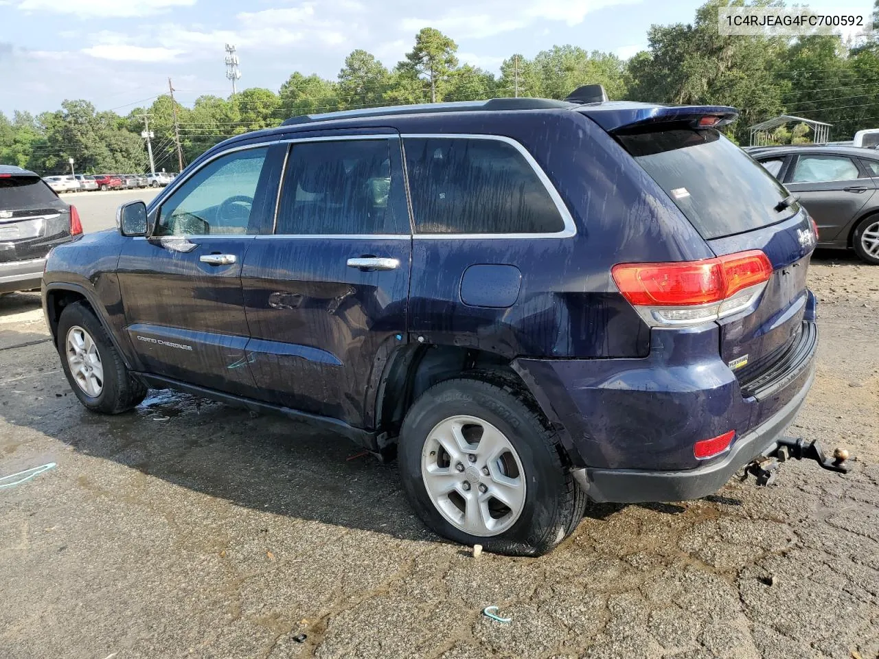 2015 Jeep Grand Cherokee Laredo VIN: 1C4RJEAG4FC700592 Lot: 71966344