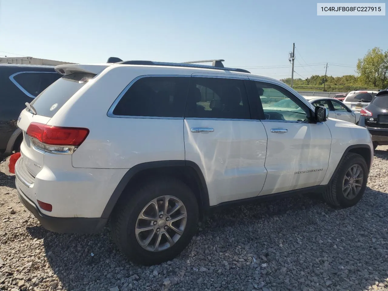 2015 Jeep Grand Cherokee Limited VIN: 1C4RJFBG8FC227915 Lot: 72020624