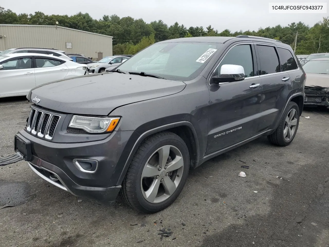 2015 Jeep Grand Cherokee Overland VIN: 1C4RJFCG5FC943377 Lot: 72119274