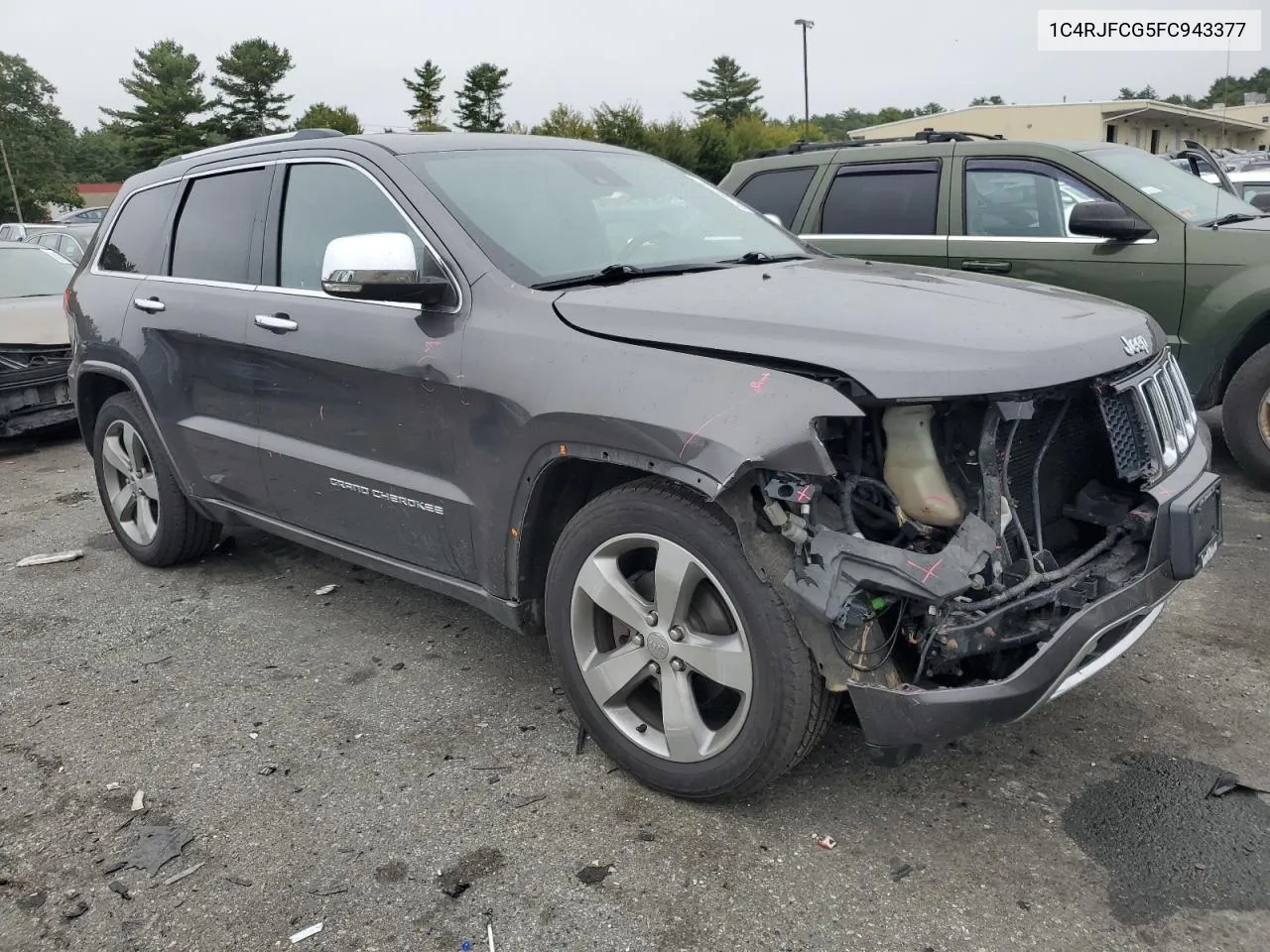 2015 Jeep Grand Cherokee Overland VIN: 1C4RJFCG5FC943377 Lot: 72119274