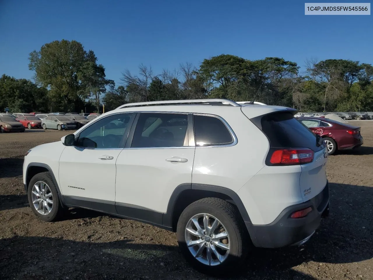 2015 Jeep Cherokee Limited VIN: 1C4PJMDS5FW545566 Lot: 72124964