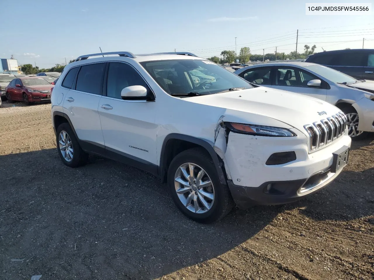 2015 Jeep Cherokee Limited VIN: 1C4PJMDS5FW545566 Lot: 72124964