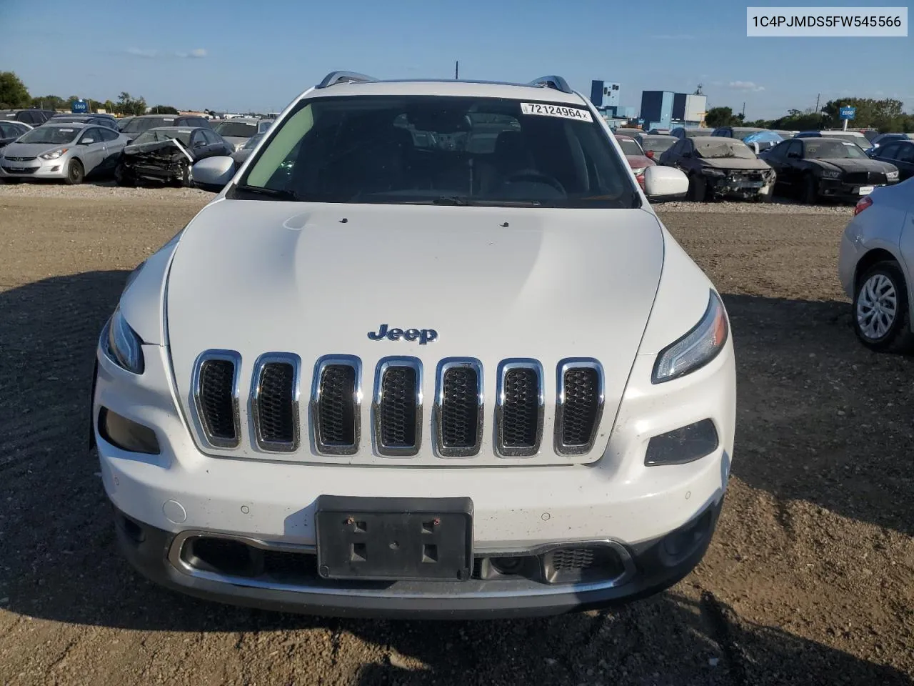 2015 Jeep Cherokee Limited VIN: 1C4PJMDS5FW545566 Lot: 72124964