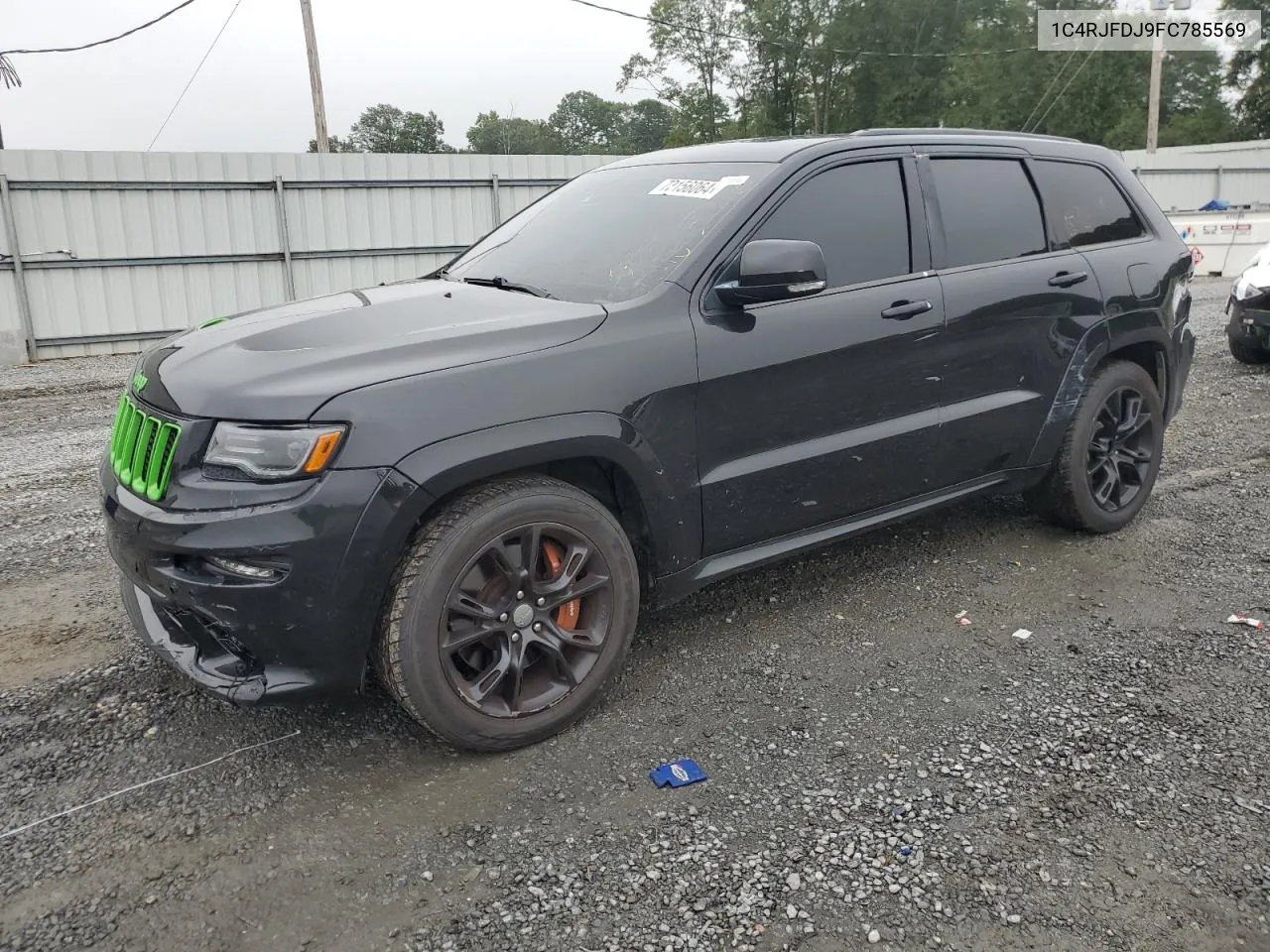 2015 Jeep Grand Cherokee Srt-8 VIN: 1C4RJFDJ9FC785569 Lot: 72156064