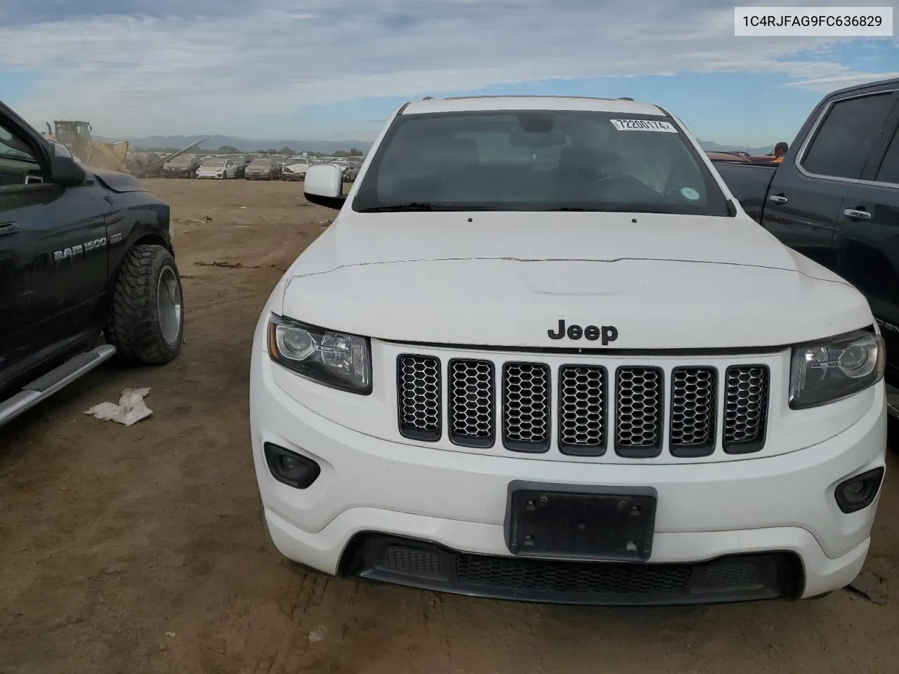 2015 Jeep Grand Cherokee Laredo VIN: 1C4RJFAG9FC636829 Lot: 72200174