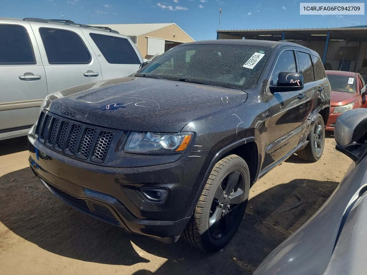 2015 Jeep Grand Cherokee Laredo VIN: 1C4RJFAG6FC942709 Lot: 72268104