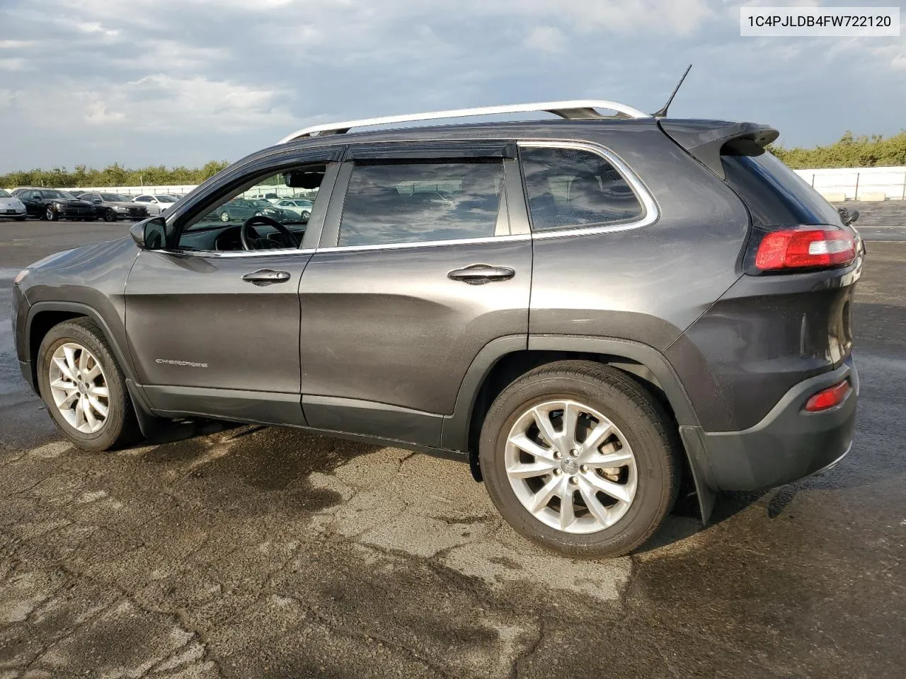 2015 Jeep Cherokee Limited VIN: 1C4PJLDB4FW722120 Lot: 72275584