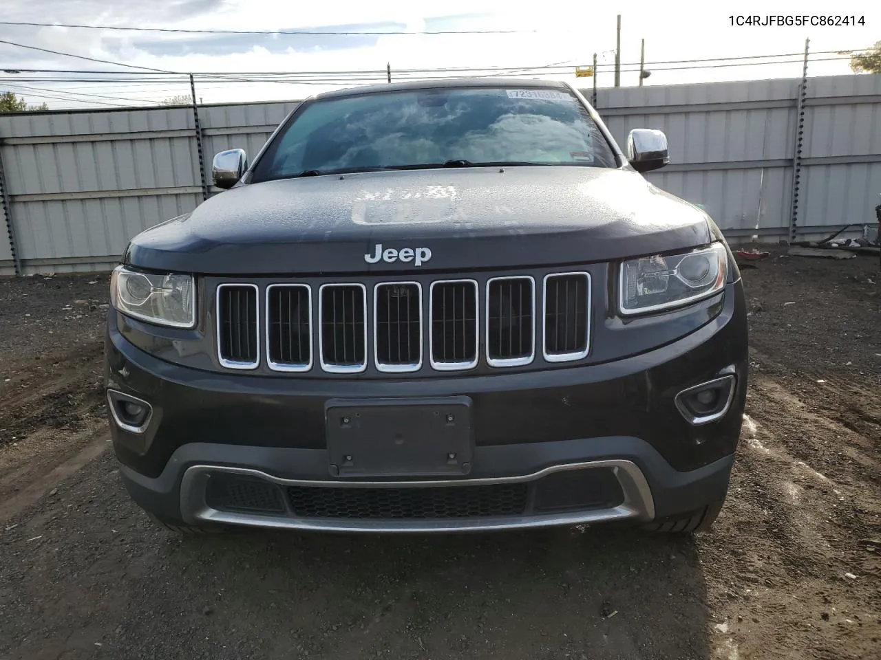 2015 Jeep Grand Cherokee Limited VIN: 1C4RJFBG5FC862414 Lot: 72316384