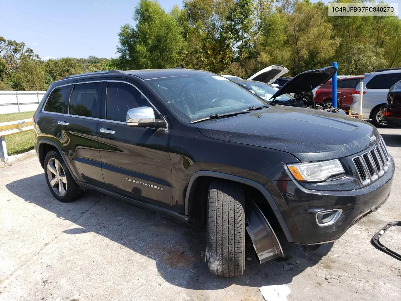 2015 Jeep Grand Cherokee Limited VIN: 1C4RJFBG7FC840270 Lot: 72364194