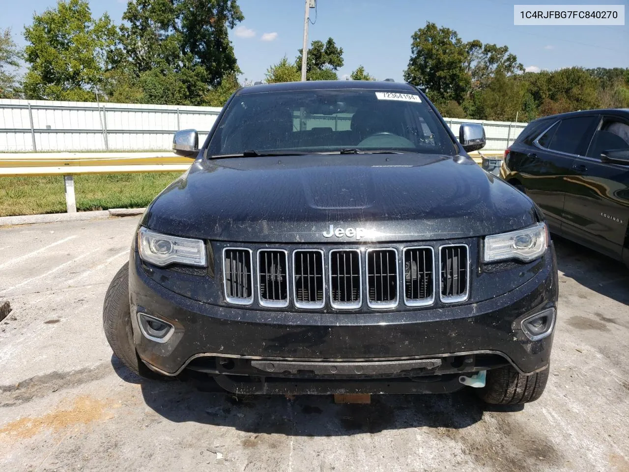 2015 Jeep Grand Cherokee Limited VIN: 1C4RJFBG7FC840270 Lot: 72364194