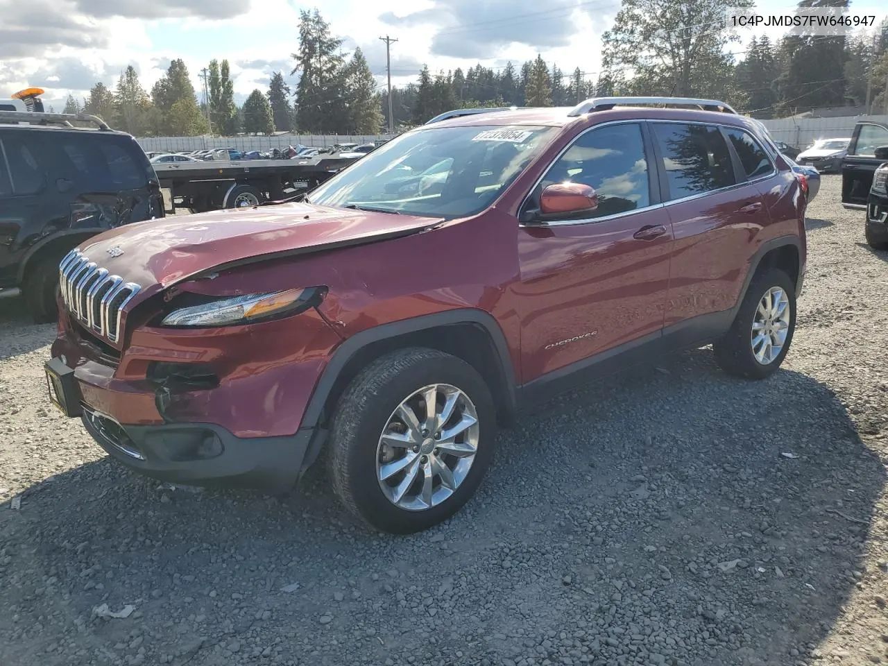 1C4PJMDS7FW646947 2015 Jeep Cherokee Limited