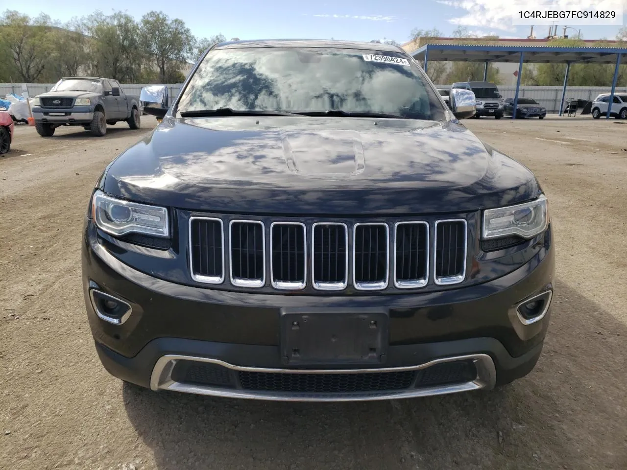 2015 Jeep Grand Cherokee Limited VIN: 1C4RJEBG7FC914829 Lot: 72390424