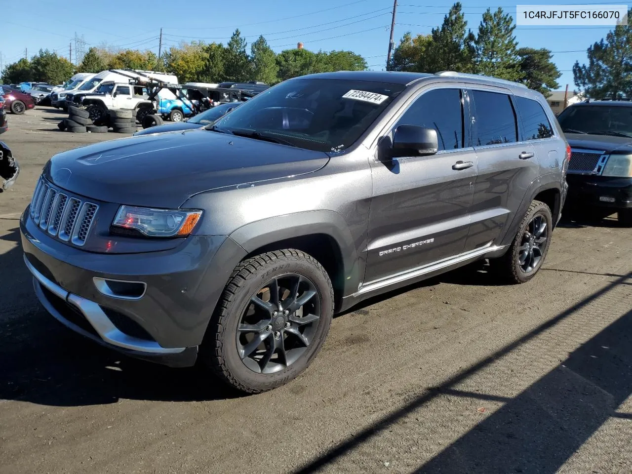 2015 Jeep Grand Cherokee Summit VIN: 1C4RJFJT5FC166070 Lot: 72394474