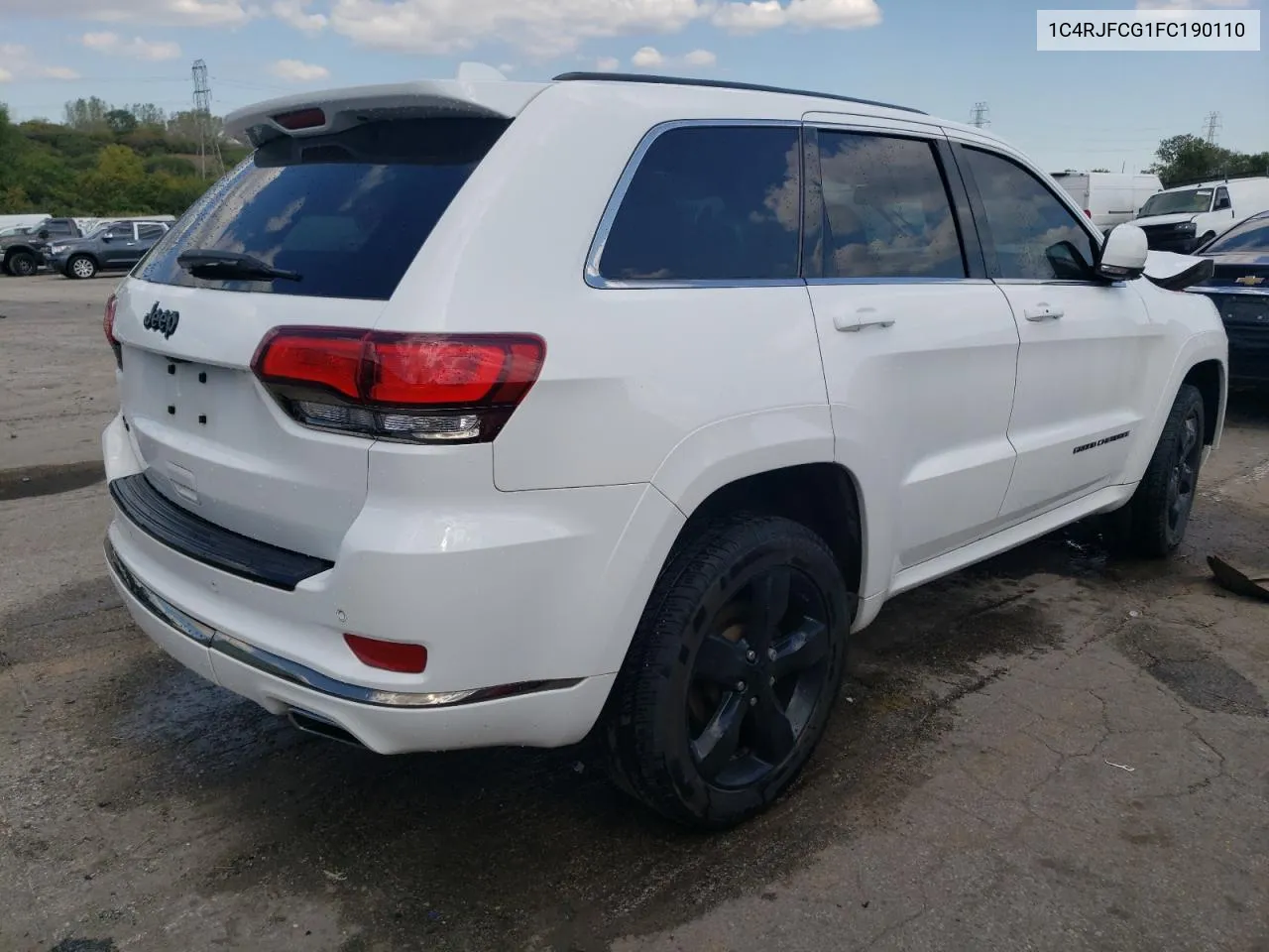 1C4RJFCG1FC190110 2015 Jeep Grand Cherokee Overland