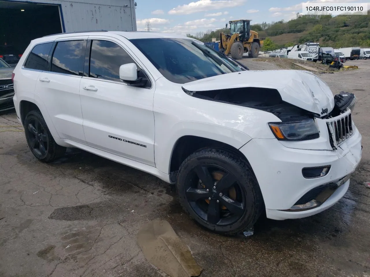 2015 Jeep Grand Cherokee Overland VIN: 1C4RJFCG1FC190110 Lot: 72400124