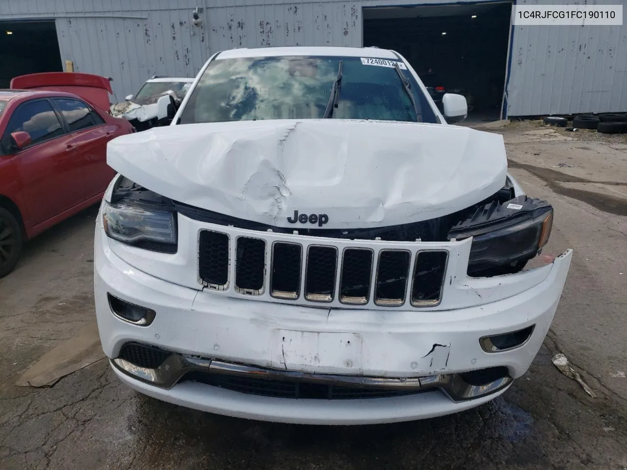 1C4RJFCG1FC190110 2015 Jeep Grand Cherokee Overland