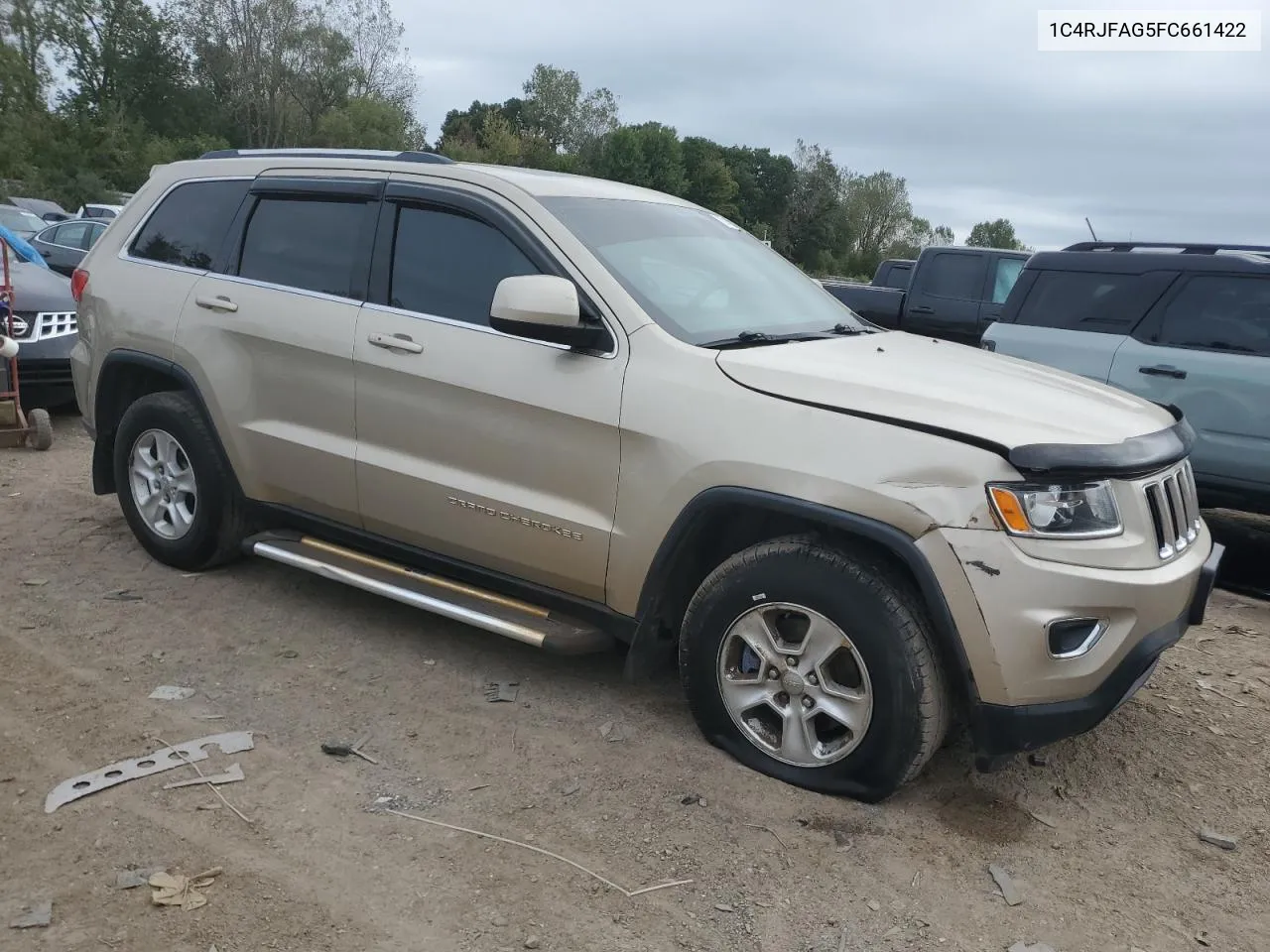 2015 Jeep Grand Cherokee Laredo VIN: 1C4RJFAG5FC661422 Lot: 72413924