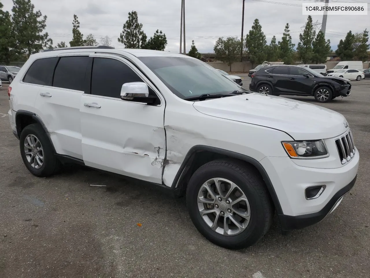 2015 Jeep Grand Cherokee Limited VIN: 1C4RJFBM5FC890686 Lot: 72430304