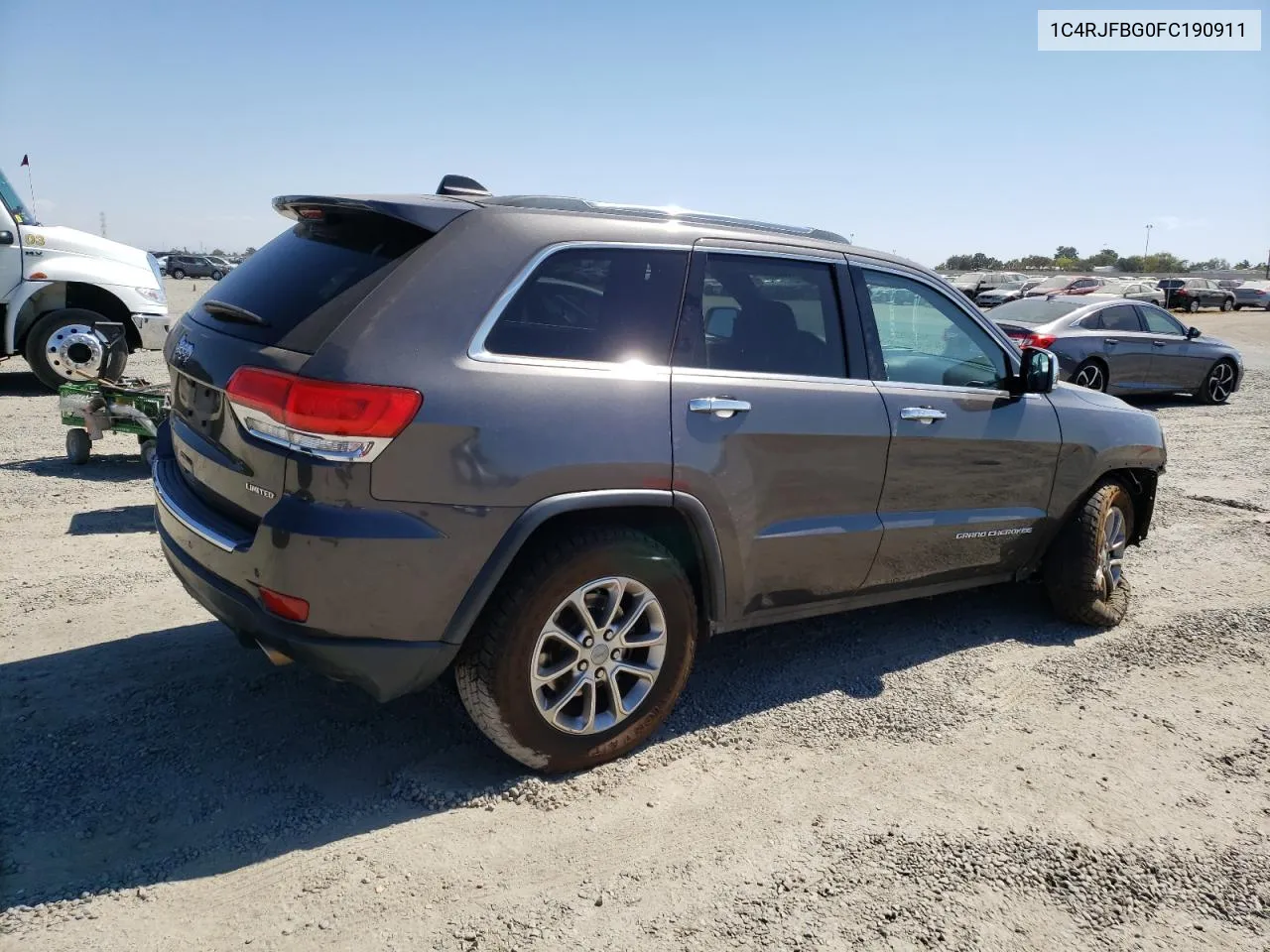 2015 Jeep Grand Cherokee Limited VIN: 1C4RJFBG0FC190911 Lot: 72450394