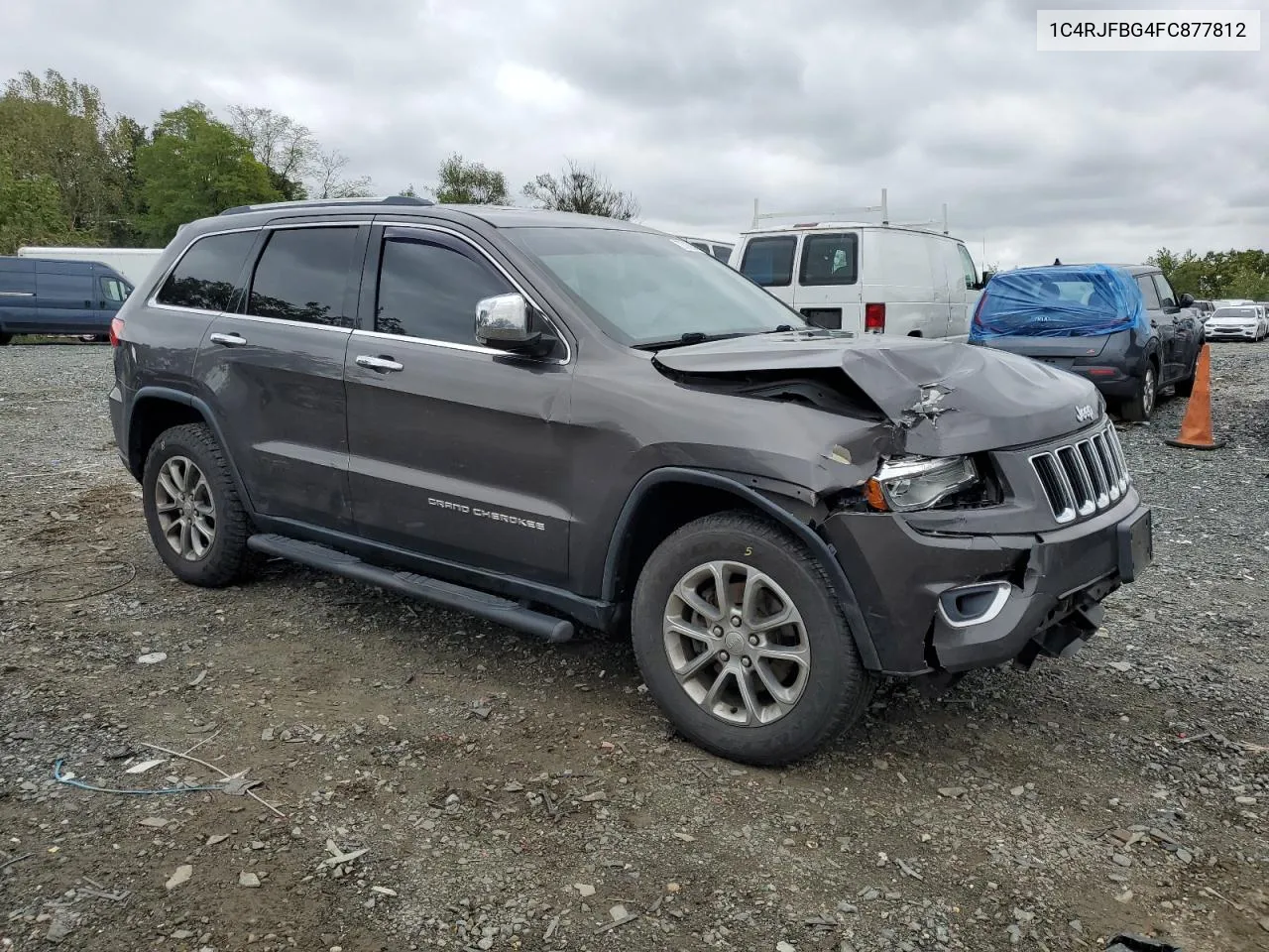 2015 Jeep Grand Cherokee Limited VIN: 1C4RJFBG4FC877812 Lot: 72513904