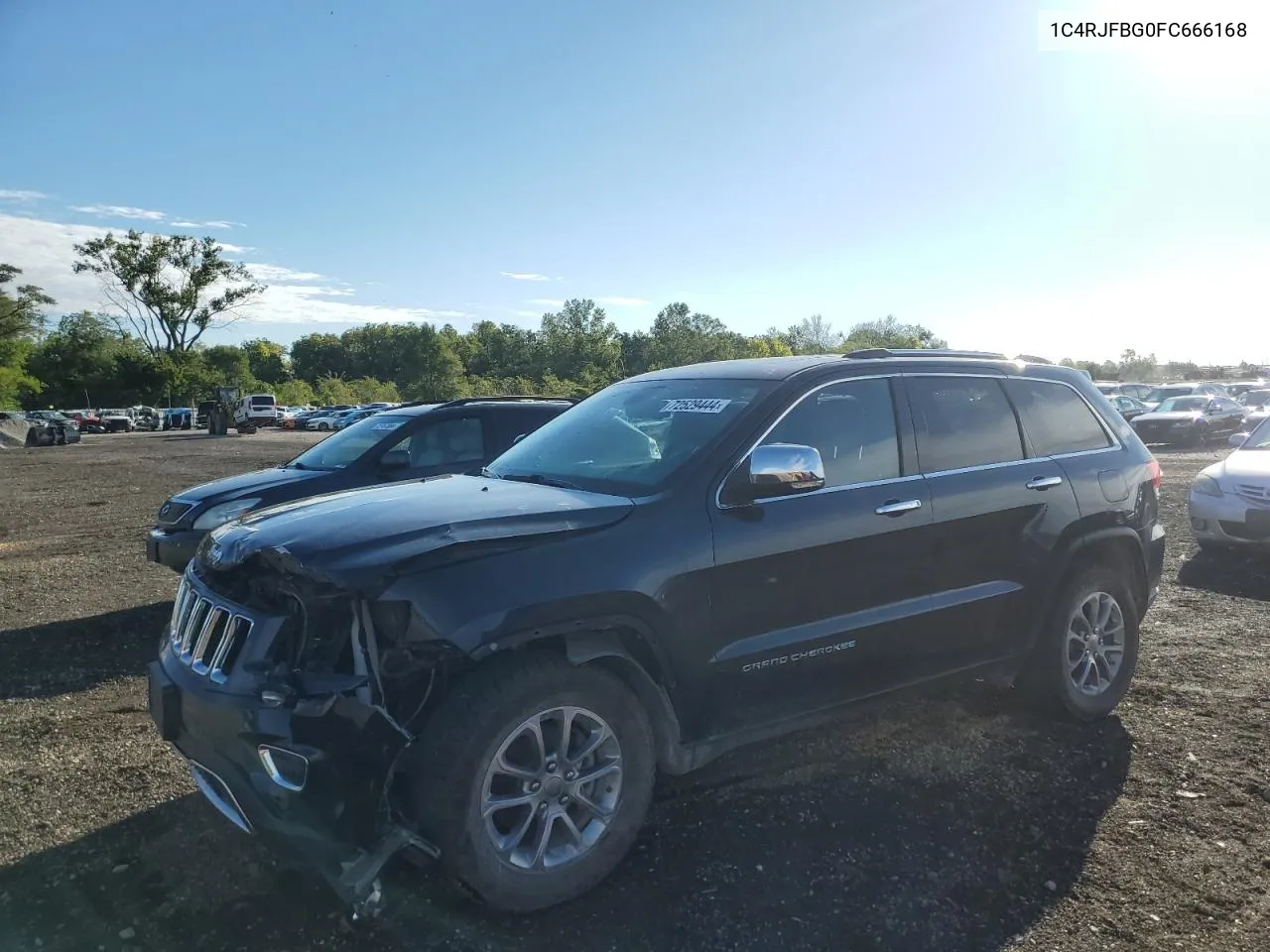 2015 Jeep Grand Cherokee Limited VIN: 1C4RJFBG0FC666168 Lot: 72529444