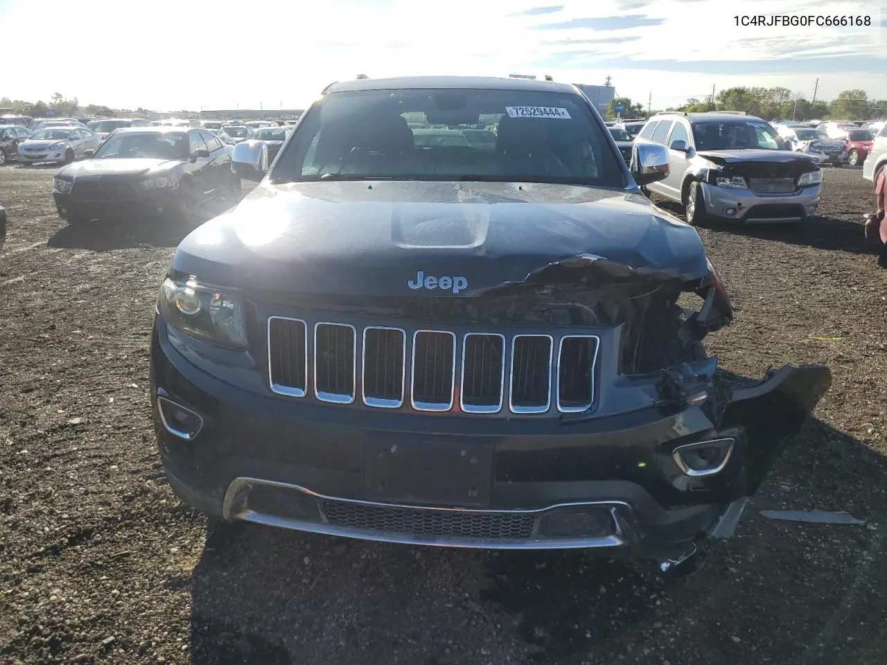 2015 Jeep Grand Cherokee Limited VIN: 1C4RJFBG0FC666168 Lot: 72529444