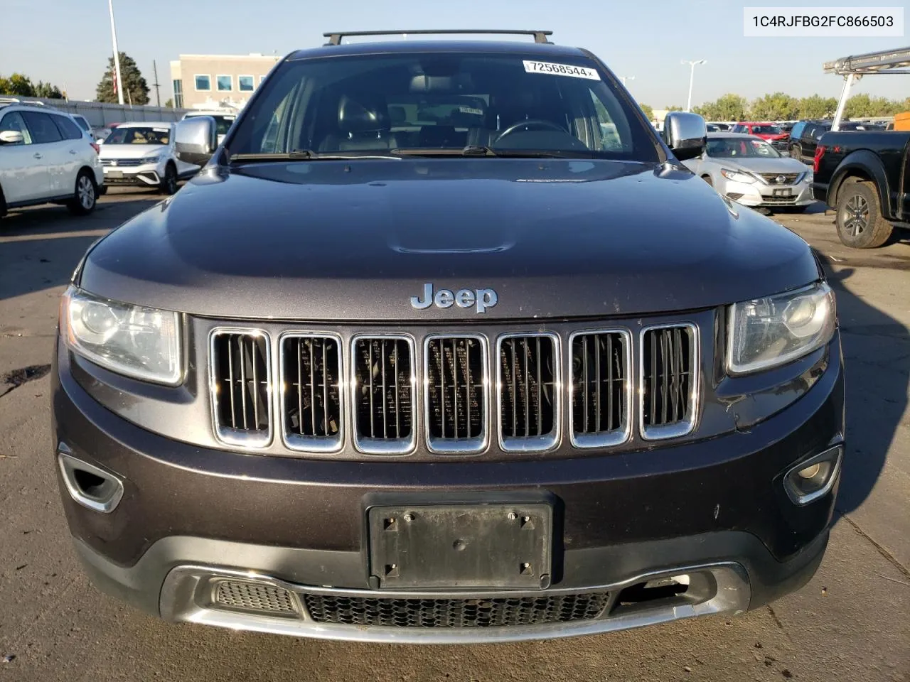 2015 Jeep Grand Cherokee Limited VIN: 1C4RJFBG2FC866503 Lot: 72568544