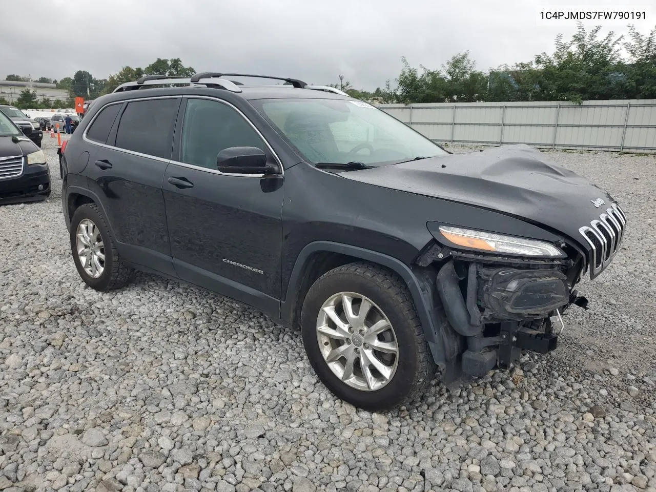 2015 Jeep Cherokee Limited VIN: 1C4PJMDS7FW790191 Lot: 72593314