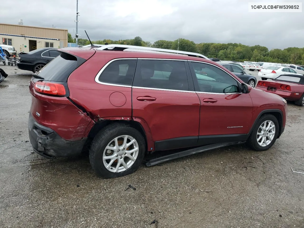 2015 Jeep Cherokee Latitude VIN: 1C4PJLCB4FW539852 Lot: 72604004