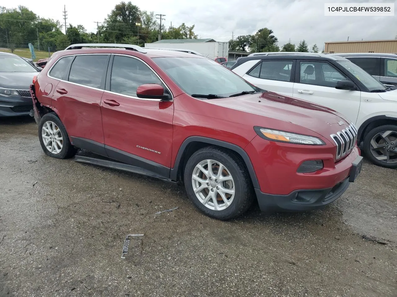 2015 Jeep Cherokee Latitude VIN: 1C4PJLCB4FW539852 Lot: 72604004