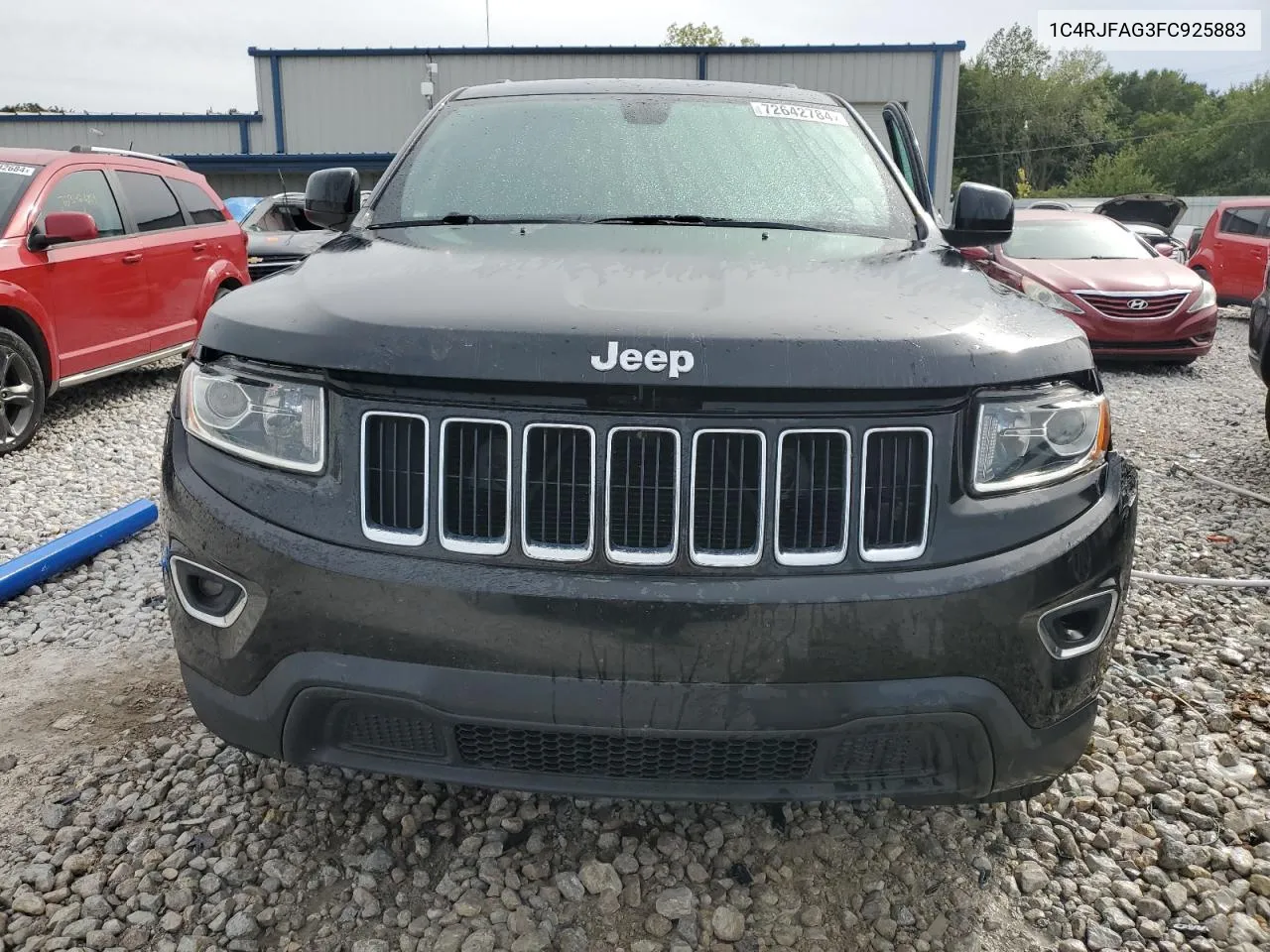 2015 Jeep Grand Cherokee Laredo VIN: 1C4RJFAG3FC925883 Lot: 72642784