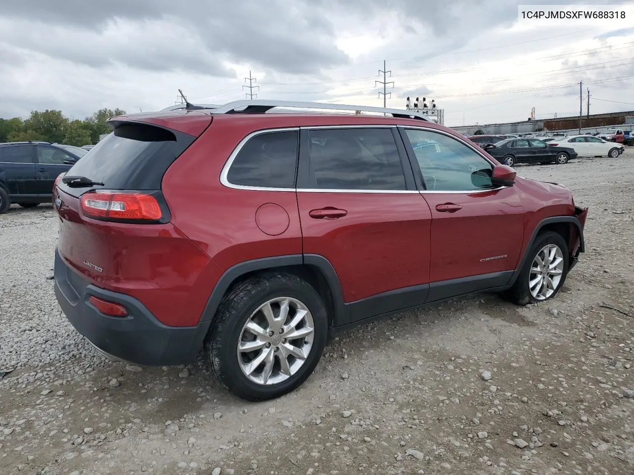 1C4PJMDSXFW688318 2015 Jeep Cherokee Limited