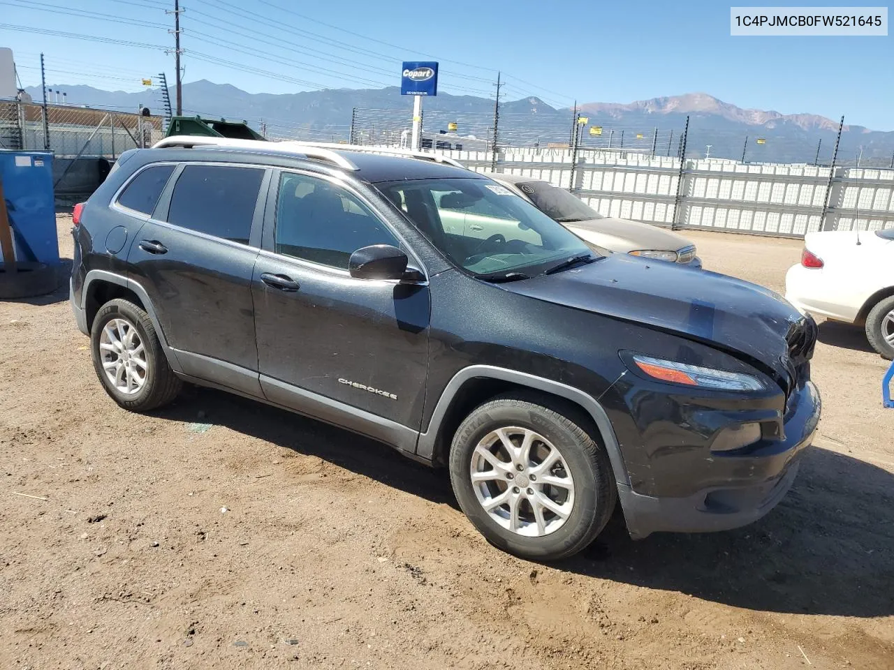 2015 Jeep Cherokee Latitude VIN: 1C4PJMCB0FW521645 Lot: 72812644