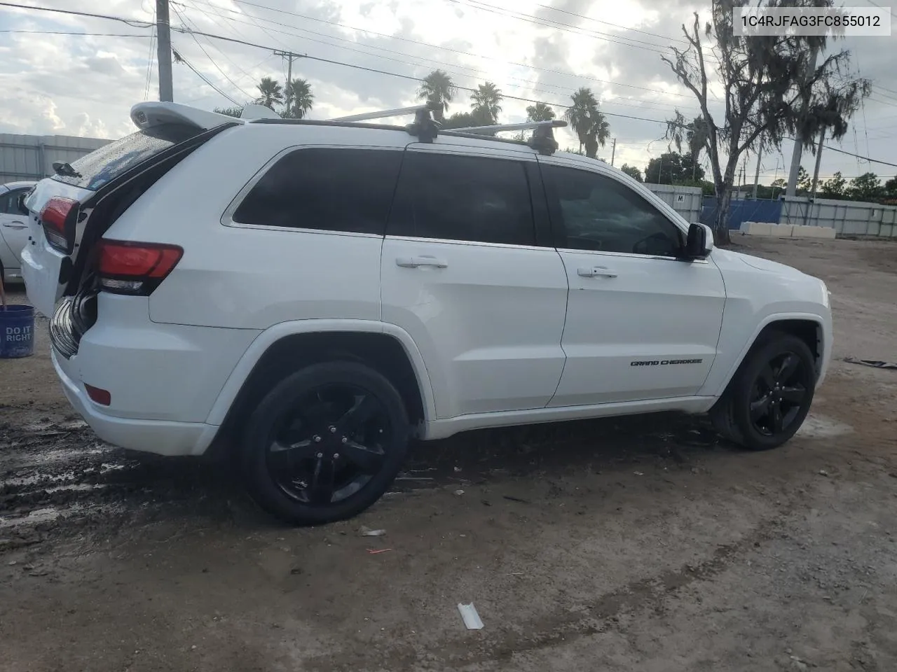 1C4RJFAG3FC855012 2015 Jeep Grand Cherokee Laredo