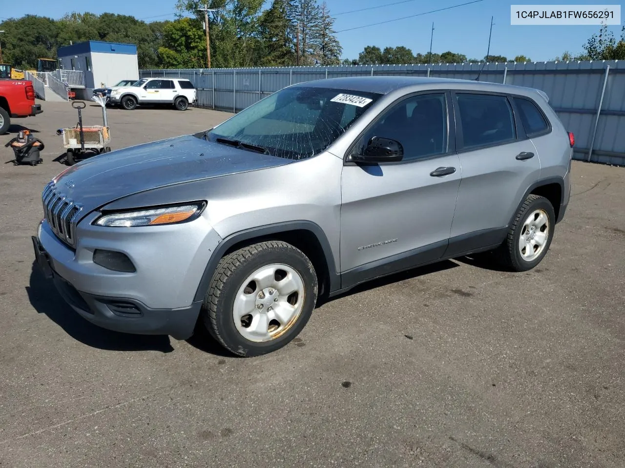 2015 Jeep Cherokee Sport VIN: 1C4PJLAB1FW656291 Lot: 72834224