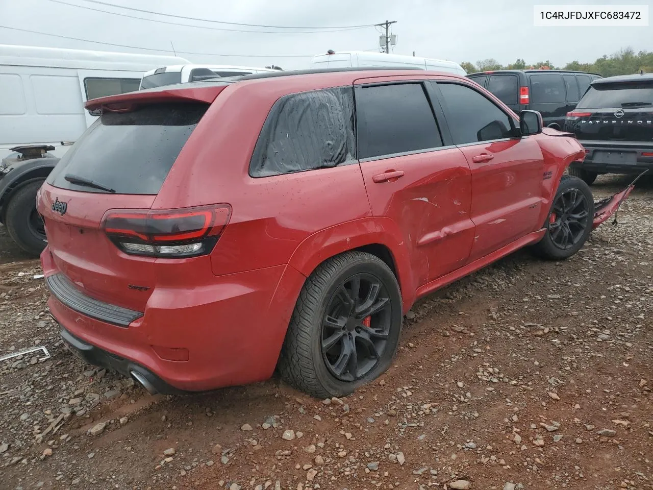 1C4RJFDJXFC683472 2015 Jeep Grand Cherokee Srt-8