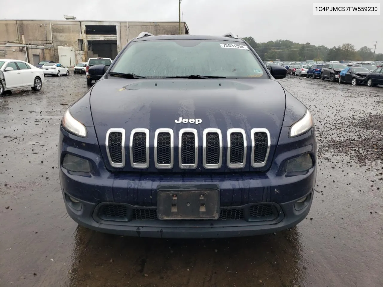 2015 Jeep Cherokee Latitude VIN: 1C4PJMCS7FW559230 Lot: 72931854