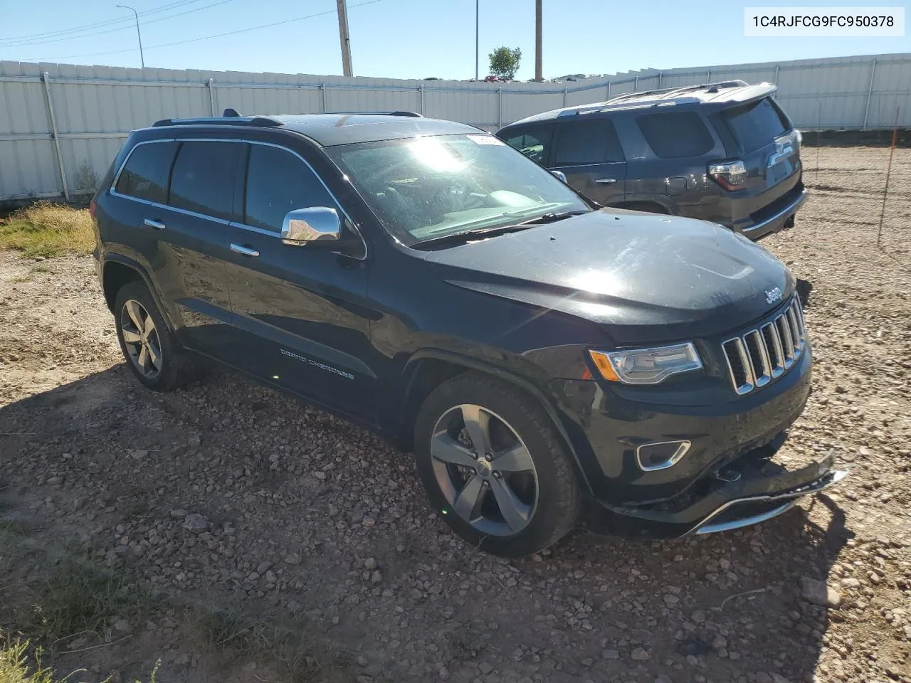 2015 Jeep Grand Cherokee Overland VIN: 1C4RJFCG9FC950378 Lot: 72969424